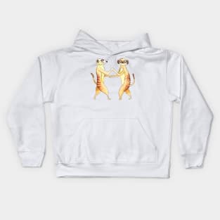 Dancing meerkats Kids Hoodie